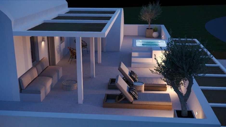 Lejardin Suites Santorini Pírgosz Kültér fotó